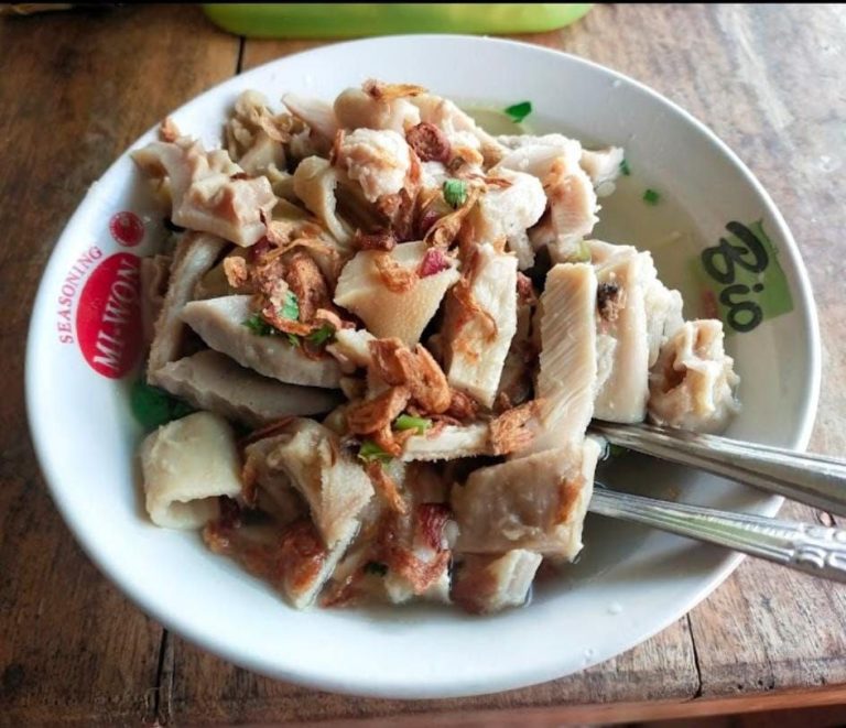 Salah Satu Menu Bakso di Purwokerto