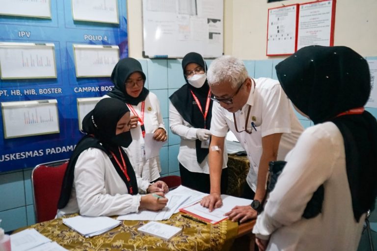 Persiapan Layanan Pemeriksaan Kesehatan Gratis di Purbalingga (foto : istimewa)