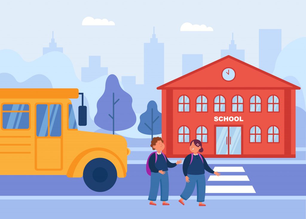 Ilustrasi sekolah.