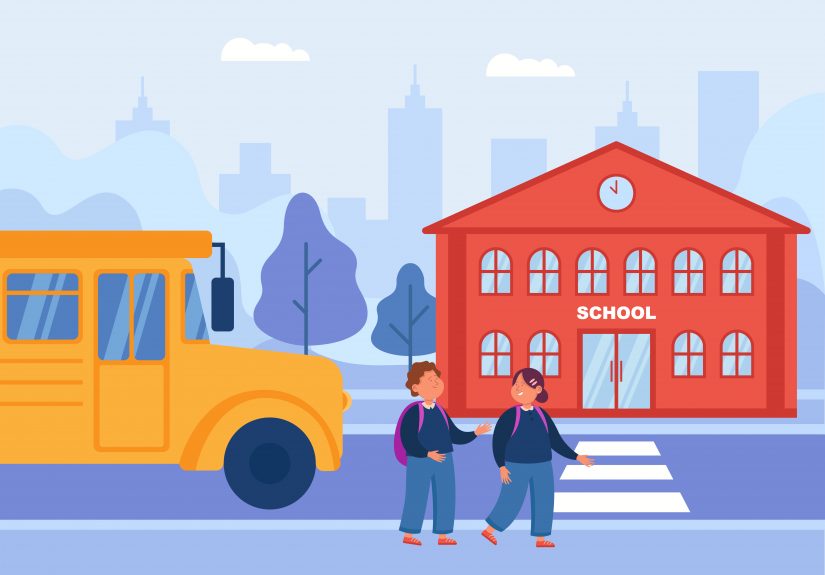 Ilustrasi sekolah.