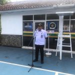 Kepala Rutan Kelas IIB Banyumas, Anggi Febiakto, dalam kesempatan Apel Warga Binaan Pemasyarakatan