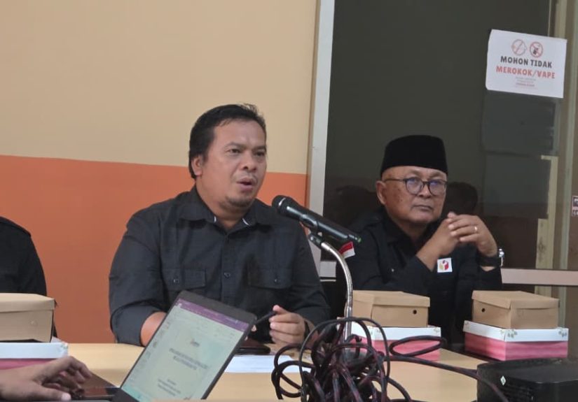 Jajaran Komisioner Bawaslu Banyumas di Acara Pemutahiran Data Warga Binaan Rutan Banyumas